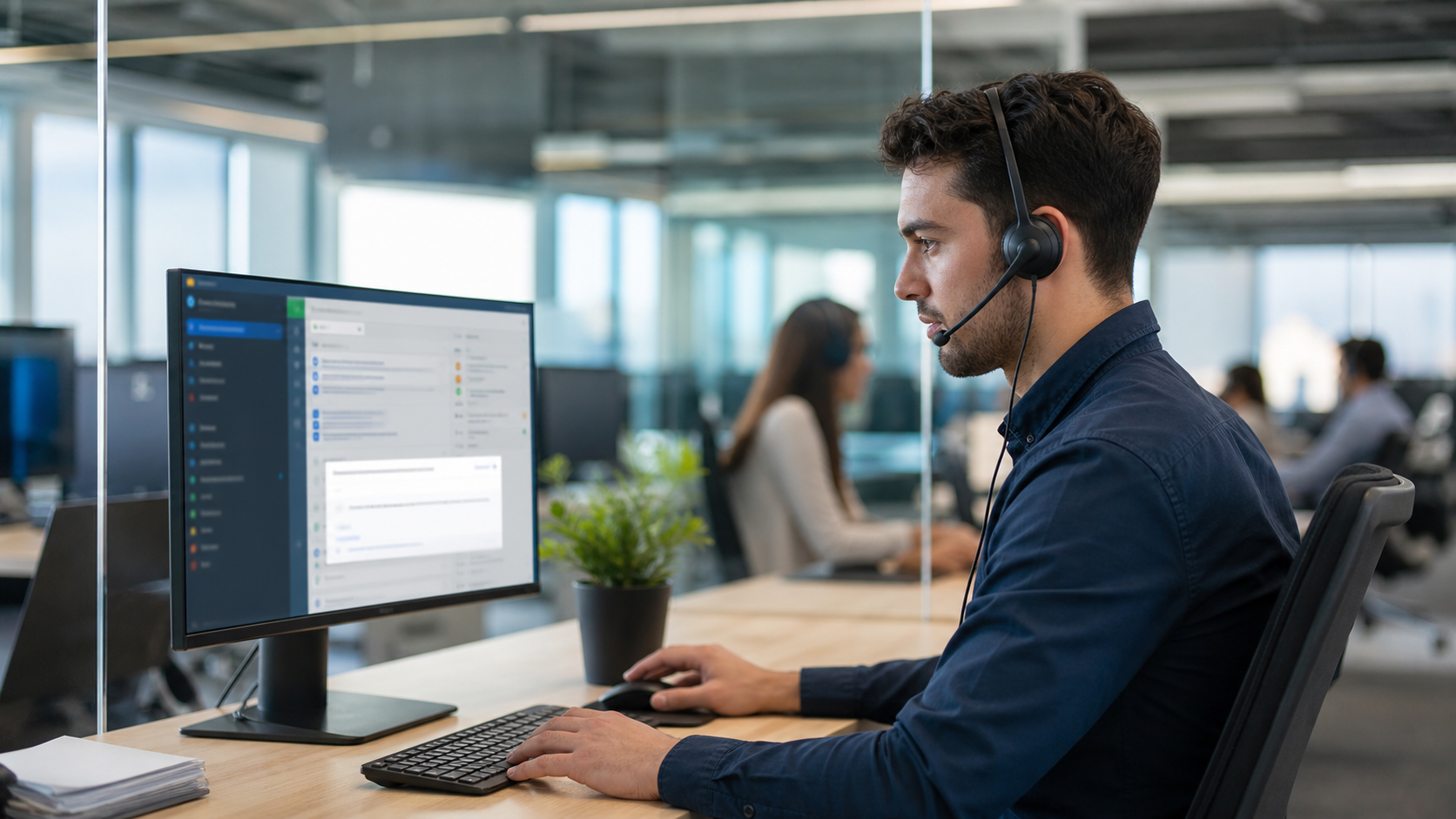 Portada del artículo sobre asistente de IA para agentes de call center y apoyo en tiempo real