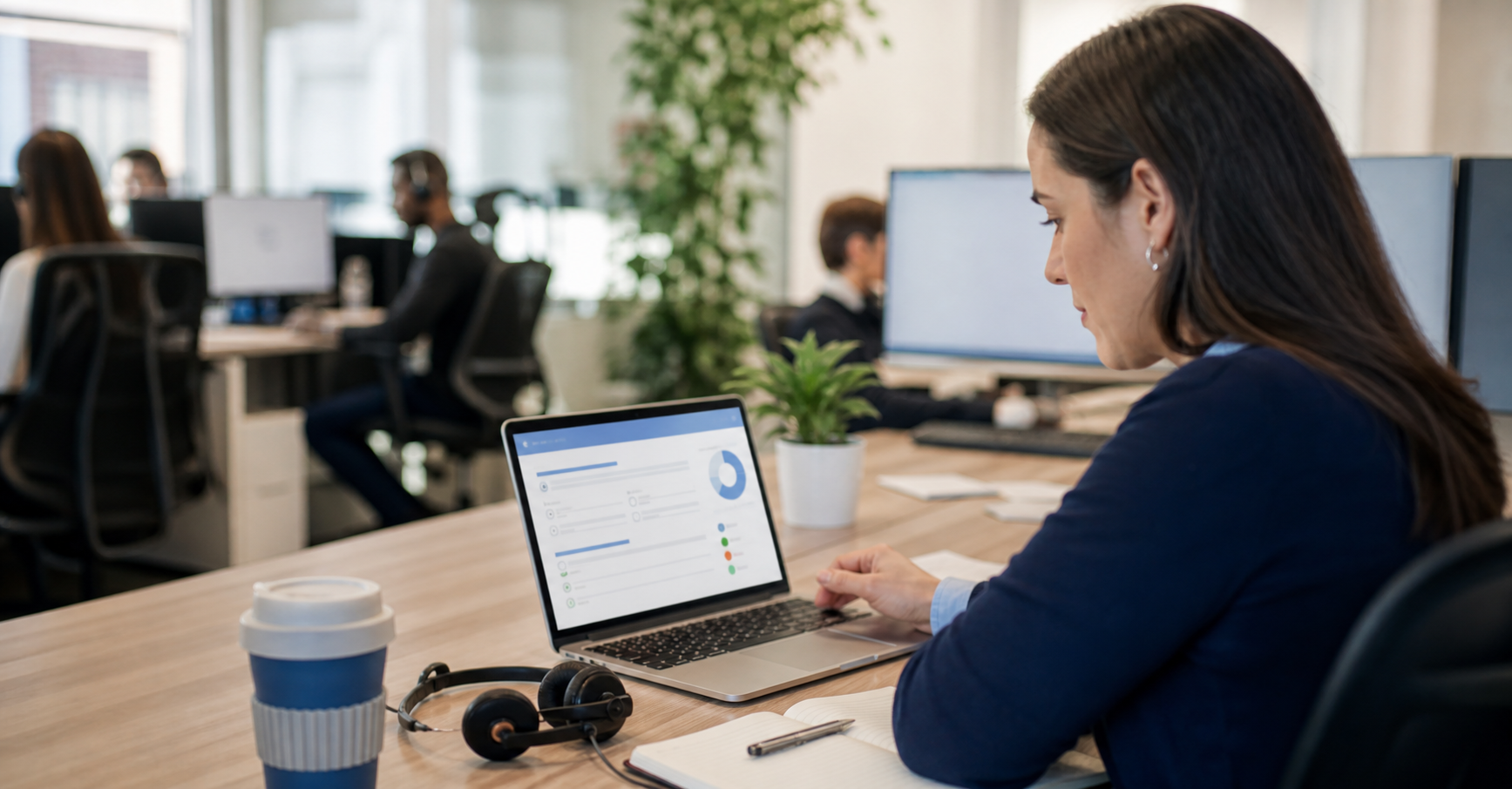 Formación de agentes de call center con IA, evaluación de conocimientos y refuerzo del aprendizaje en equipos de contact center